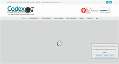 Desktop Screenshot of codexsolutions.net
